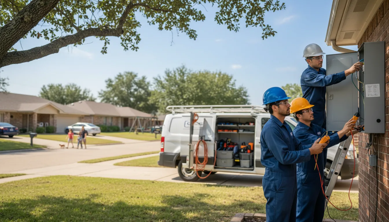 Certified electrician providing emergency electrical services in Wishek, ND